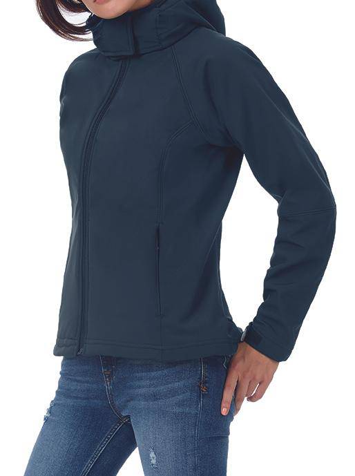 Epic Label Blousons B&C Jw937 Hooded Softshell / Pour Femme