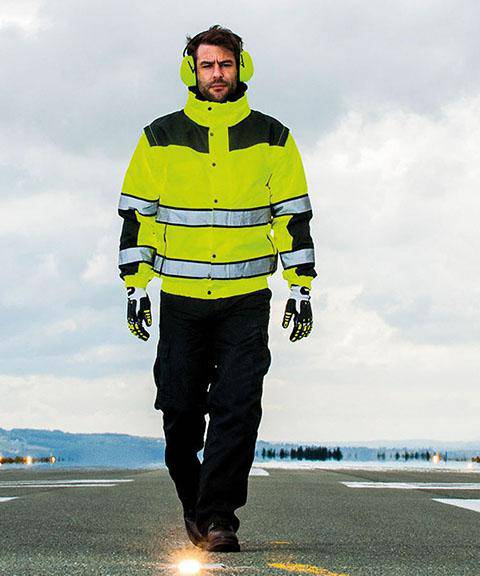 Epic Label Blousons Portwest Blouson Aviateur Classique Haute Visibilité (C466)