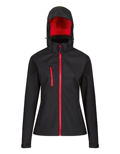 Epic Label Blousons Regatta Professional Rg702 Veste Softshell À Capuche Imprimable 3 Couches Venturer Pour Femme