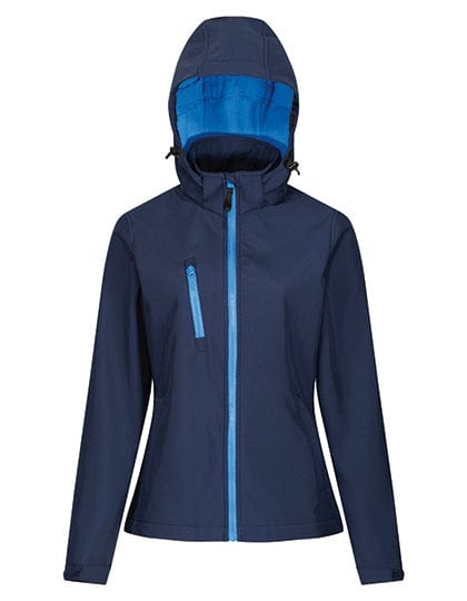 Epic Label Blousons Regatta Professional Rg702 Veste Softshell À Capuche Imprimable 3 Couches Venturer Pour Femme