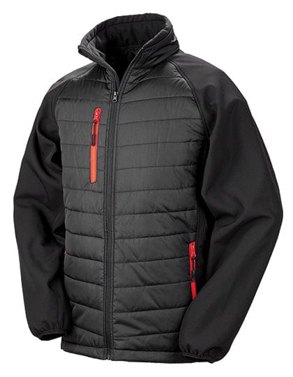 Epic Label Blousons Result Genuine Recycled Rt237 Softshell Black Compass