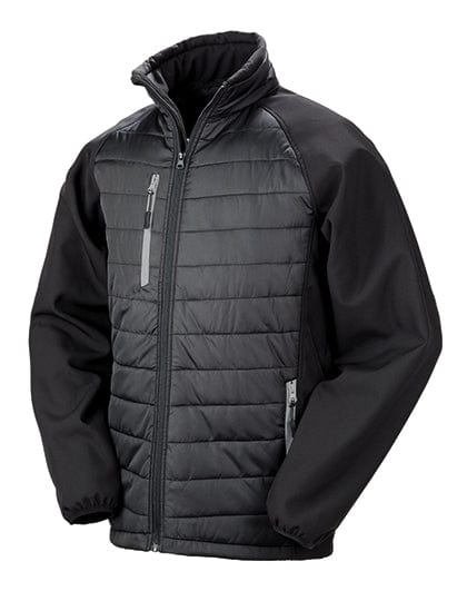 Epic Label Blousons Result Genuine Recycled Rt237 Softshell Black Compass