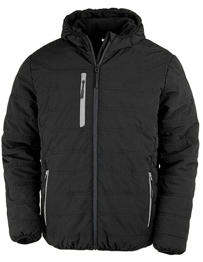 Epic Label Blousons Result Genuine Recycled Rt240 Veste Matelassée D’Hiver Recyclé Black Compass