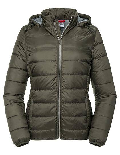 Epic Label Blousons Russell R-440F-0 Hooded Nano Jacket Pour Femme