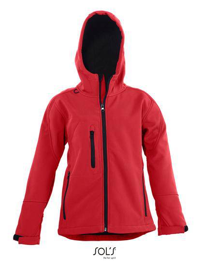 Epic Label Blousons Sol´S 46603 Softshell Enfant À Capuche