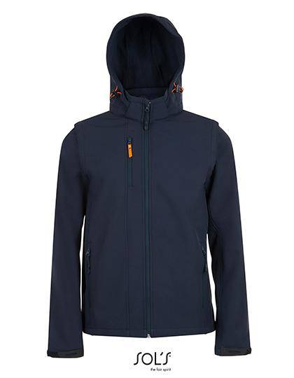 Epic Label Blousons Sol´S Prowear 01647 Softshell Capuche Et Manches Amovibles