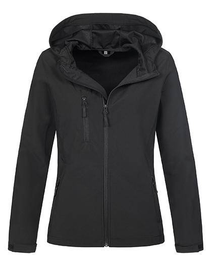 Epic Label Blousons Stedman St5340 Softest Shell Hooded Jacket Pour Femme