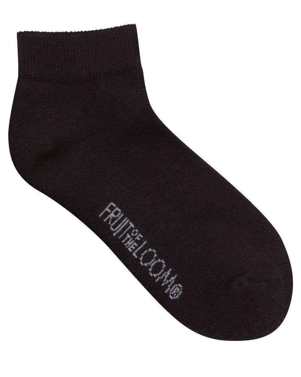 Epic Label Chaussettes Fruit Of The Loom 676020 Quarter Chaussettes Paquet De 3