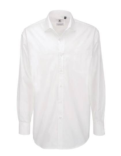 Epic Label Chemises B&C Smp41 Poplin Shirt Heritage Long Sleeve / Pour Homme