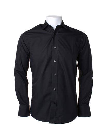 Epic Label Chemises Kustom Kit Kk131 Business Tailored Fit Poplin Shirt