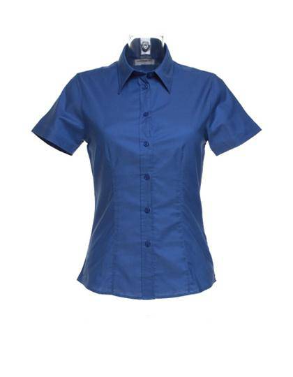 Epic Label Chemises Kustom Kit Kk360 Pour Femmes Tailored Fit Workwear Oxford Shirt Short Sleeve