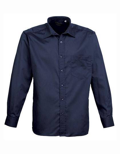 Epic Label Chemises Premier Workwear Pr200 Pour Homme´S Poplin Long Sleeve Shirt