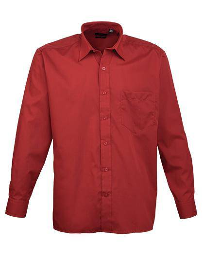 Epic Label Chemises Premier Workwear Pr200 Pour Homme´S Poplin Long Sleeve Shirt