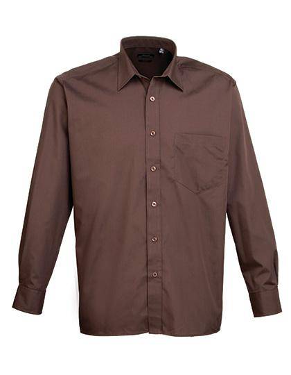 Epic Label Chemises Premier Workwear Pr200 Pour Homme´S Poplin Long Sleeve Shirt