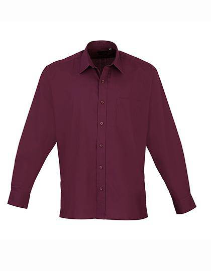 Epic Label Chemises Premier Workwear Pr200 Pour Homme´S Poplin Long Sleeve Shirt