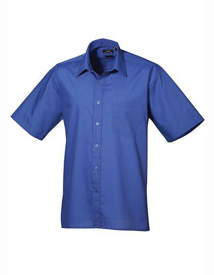 Epic Label Chemises Premier Workwear Pr202 Pour Hommes Poplin Short Sleeve Shirt