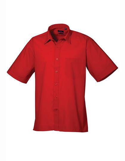 Epic Label Chemises Premier Workwear Pr202 Pour Hommes Poplin Short Sleeve Shirt