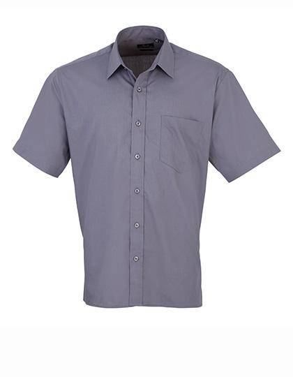 Epic Label Chemises Premier Workwear Pr202 Pour Hommes Poplin Short Sleeve Shirt