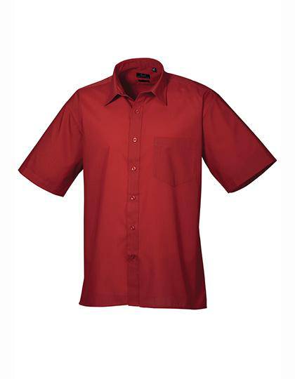 Epic Label Chemises Premier Workwear Pr202 Pour Hommes Poplin Short Sleeve Shirt