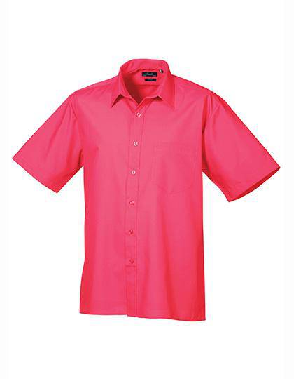 Epic Label Chemises Premier Workwear Pr202 Pour Hommes Poplin Short Sleeve Shirt