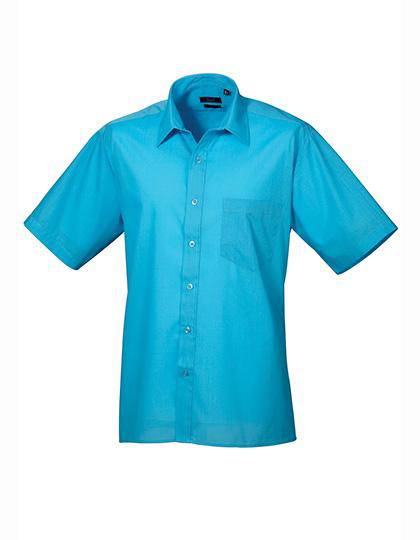 Epic Label Chemises Premier Workwear Pr202 Pour Hommes Poplin Short Sleeve Shirt