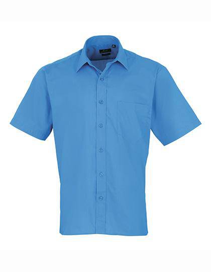 Epic Label Chemises Premier Workwear Pr202 Pour Hommes Poplin Short Sleeve Shirt