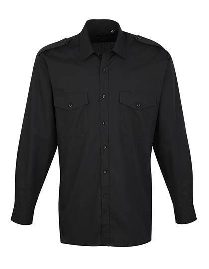 Epic Label Chemises Premier Workwear Pr210 Pilot Shirt Longsleeve