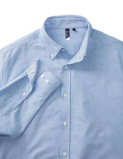 Epic Label Chemises Premier Workwear Pr238 Pour Hommes Cotton Rich Oxford Stripes Shirt