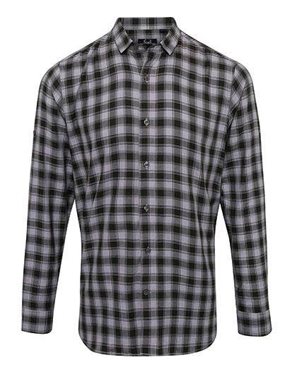 Epic Label Chemises Premier Workwear Pr250 Pour Hommes Mulligan Check Cotton Long Sleeve Shirt