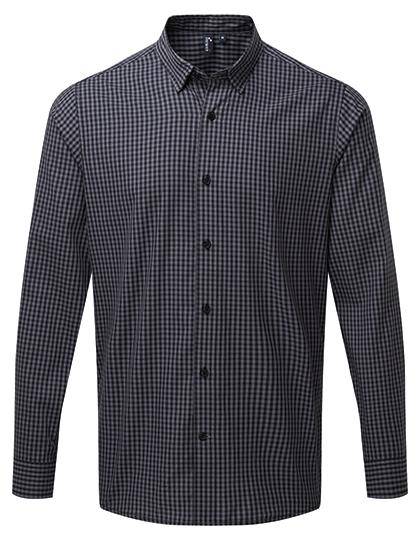 Epic Label Chemises Premier Workwear Pr252 Maxton Check Pour Hommes Long Sleeve Shirt