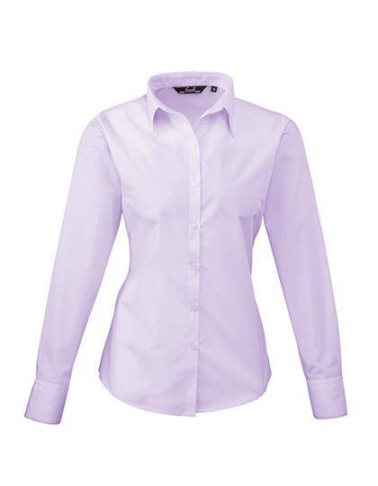 Epic Label Chemises Premier Workwear Pr300 Ladies` Poplin Long Sleeve Blouse