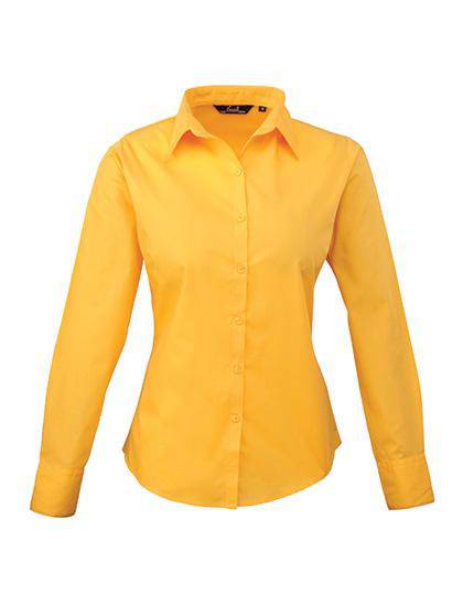 Epic Label Chemises Premier Workwear Pr300 Ladies` Poplin Long Sleeve Blouse