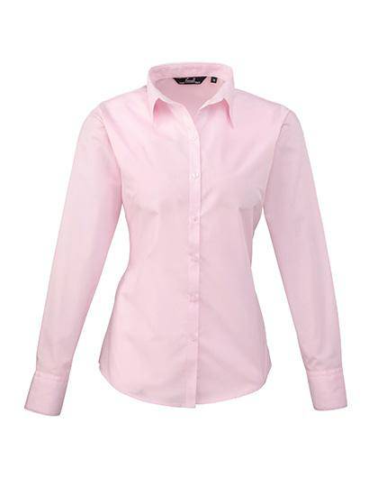 Epic Label Chemises Premier Workwear Pr300 Ladies` Poplin Long Sleeve Blouse