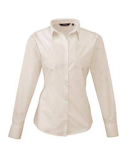 Epic Label Chemises Premier Workwear Pr300 Ladies` Poplin Long Sleeve Blouse