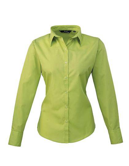 Epic Label Chemises Premier Workwear Pr300 Ladies` Poplin Long Sleeve Blouse