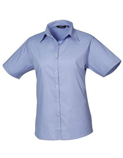 Epic Label Chemises Premier Workwear Pr302 Ladies` Poplin Short Sleeve Blouse