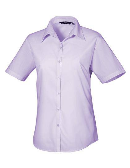 Epic Label Chemises Premier Workwear Pr302 Ladies` Poplin Short Sleeve Blouse