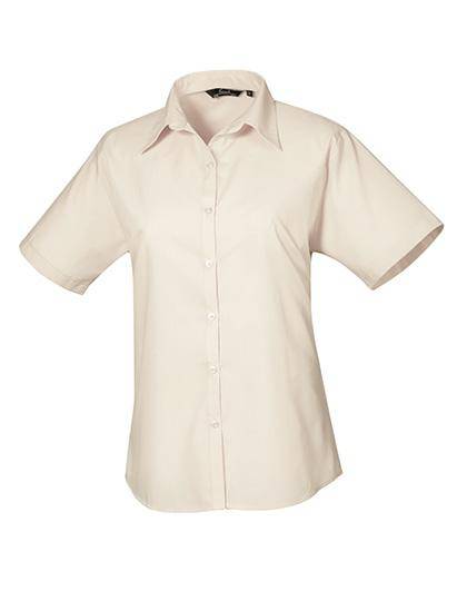 Epic Label Chemises Premier Workwear Pr302 Ladies` Poplin Short Sleeve Blouse