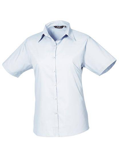 Epic Label Chemises Premier Workwear Pr302 Ladies` Poplin Short Sleeve Blouse