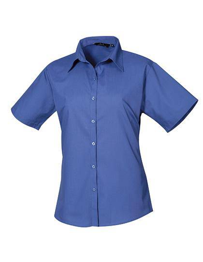 Epic Label Chemises Premier Workwear Pr302 Ladies` Poplin Short Sleeve Blouse