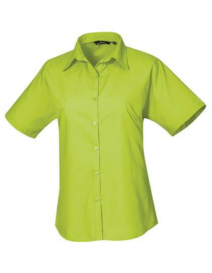 Epic Label Chemises Premier Workwear Pr302 Ladies` Poplin Short Sleeve Blouse