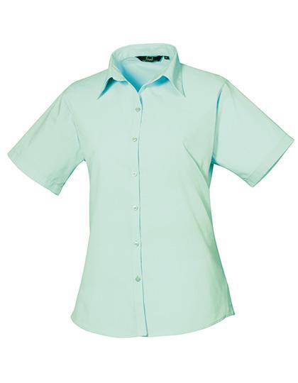 Epic Label Chemises Premier Workwear Pr302 Ladies` Poplin Short Sleeve Blouse