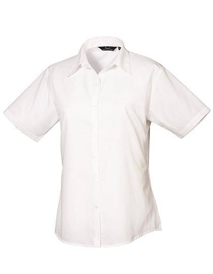 Epic Label Chemises Premier Workwear Pr302 Ladies` Poplin Short Sleeve Blouse