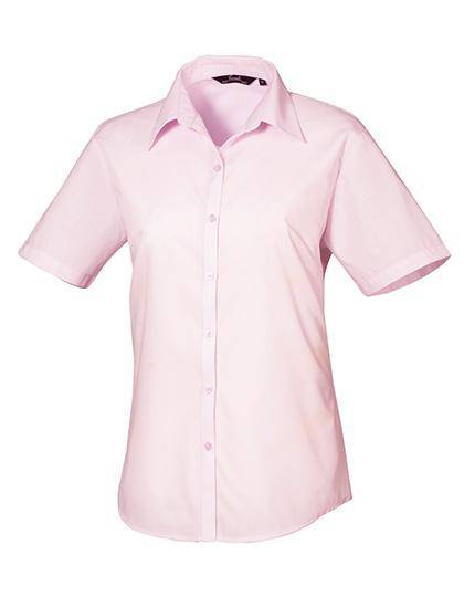 Epic Label Chemises Premier Workwear Pr302 Ladies` Poplin Short Sleeve Blouse