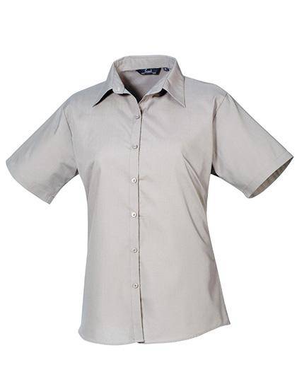 Epic Label Chemises Premier Workwear Pr302 Ladies` Poplin Short Sleeve Blouse