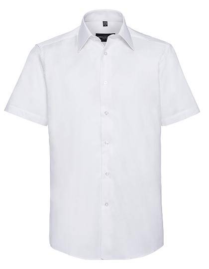 Epic Label Chemises Russell Collection R-923M-0 Chemise Oxford Cintrée Manches Courtes Homme