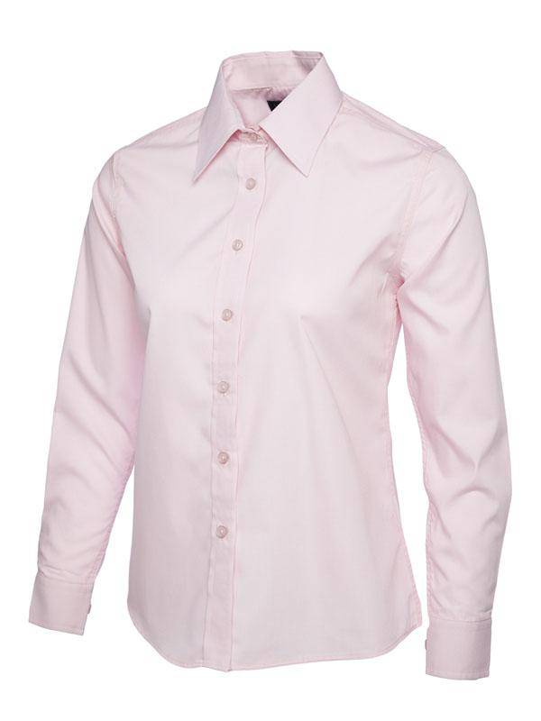 Epic Label Chemises Uneek Clothing UC711 Ladies Poplin Full Sleeve Shirt Femme