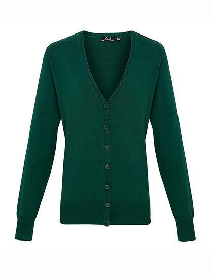 Epic Label Gilets Premier Workwear Pr697 Ladies` Button Through Knitted Cardigan