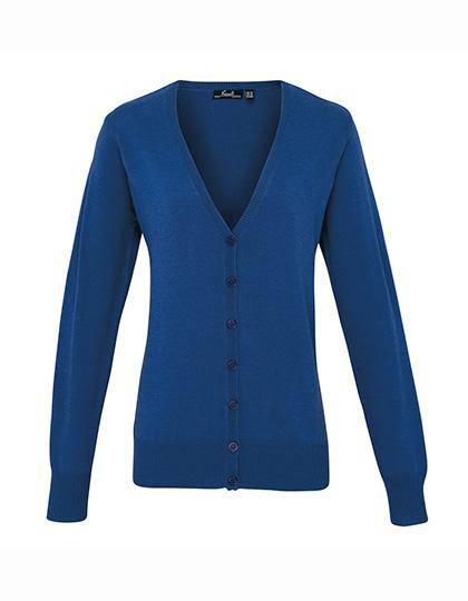 Epic Label Gilets Premier Workwear Pr697 Ladies` Button Through Knitted Cardigan