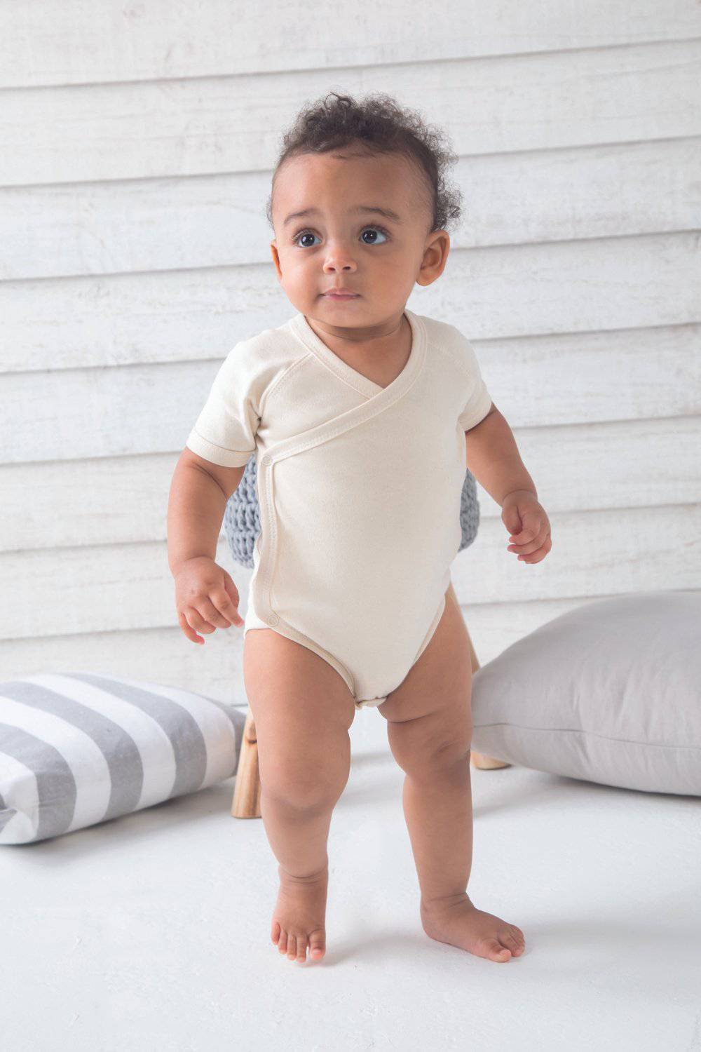 Epic Label Grenouillères bébés Bébé Organic Kimono Bodysuit Bodies & pyjamas bébé Babybugz BZ05-TLC